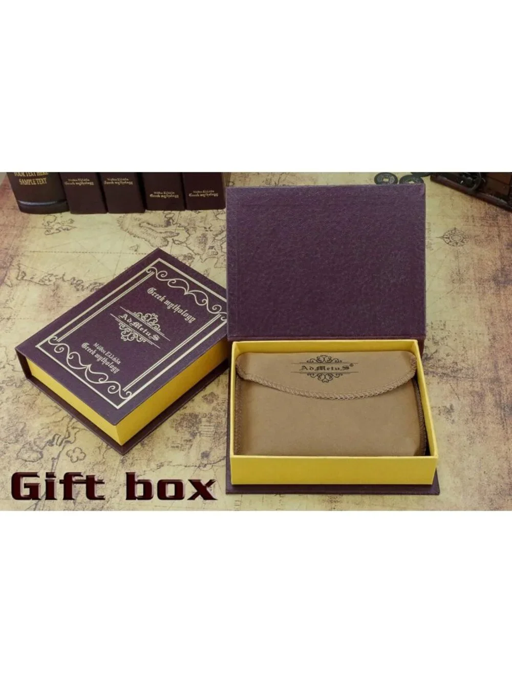 Men's RFID Blocking Leather Bifold Wallet with Zipper, Card Holder & Secure